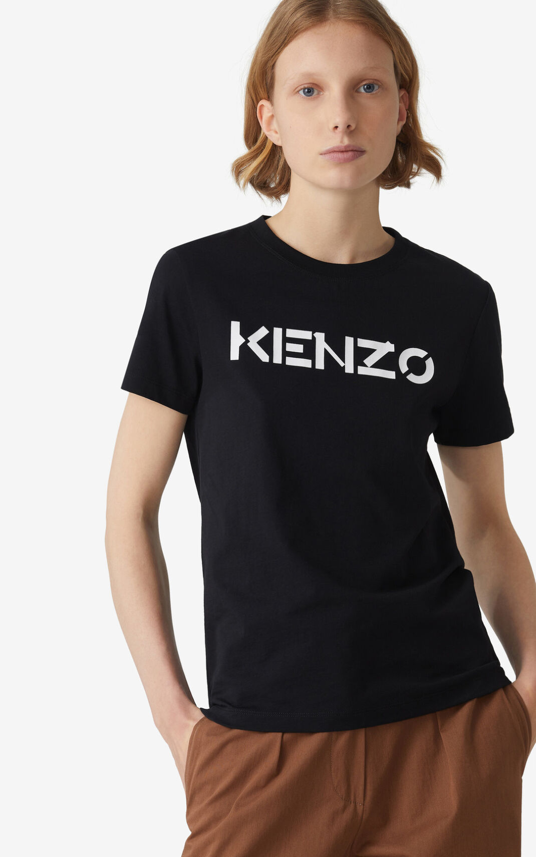 Kenzo Logo T-shirts Dame - Sort DK-006390